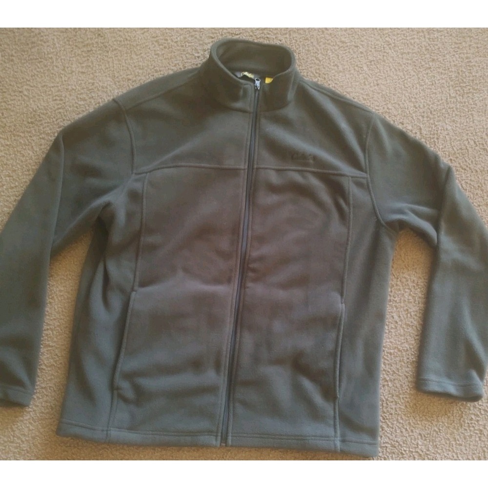 Cabela's Outdoor Gear Lined Jacket Men's Sz L Reg Hunter Green Full‎ Zip